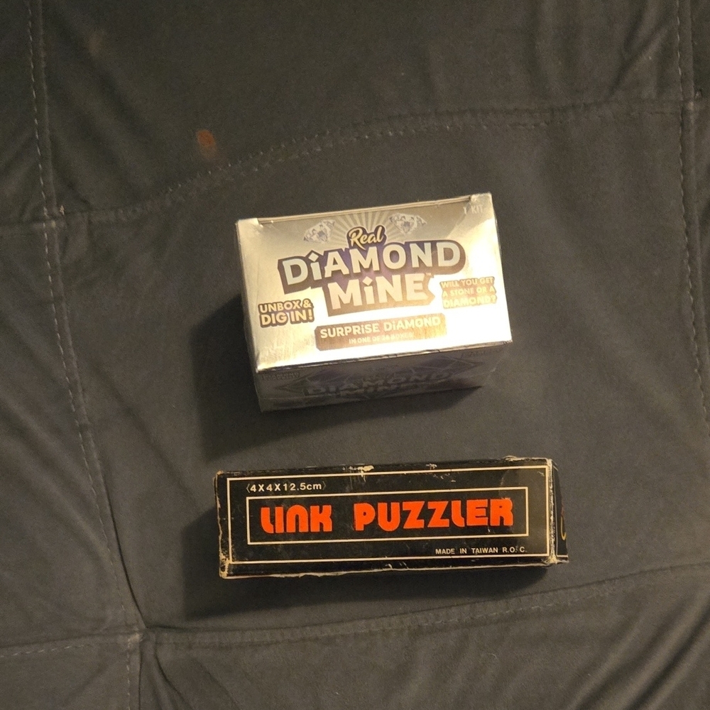 Link Puzzler and Diamond Mine Where You Mine For A Gemstone.